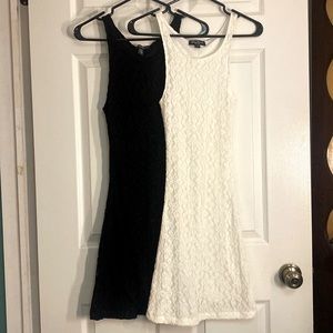 Black & White Lace Dresses